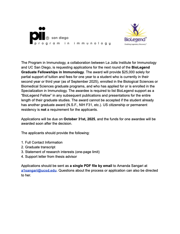 BioLegend 2025 Application